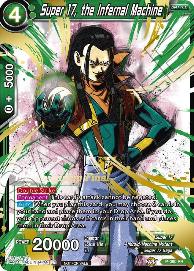 Super 17, the Infernal Machine (Championship Final 2019) P-080 card from Tournament Promotion Cards