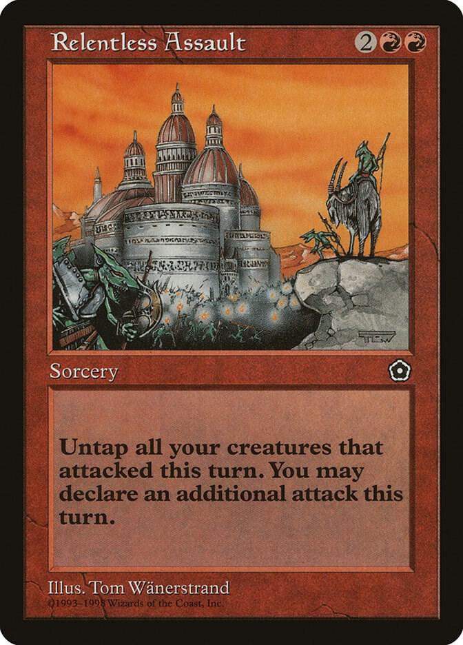 Relentless Assault card from Portal Second Age