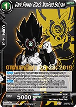 Dark Power Black Masked Saiyan (OTAKON 2019) BT5-112_PR card from Promotion Cards