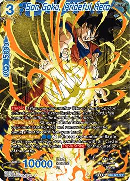 Son Goku, Prideful Hero BT8-127 card from Malicious Machinations