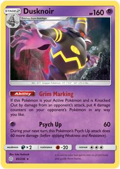 Dusknoir - 85/236 (Prerelease Kit Exclusive) 085/236 card from Deck Exclusives