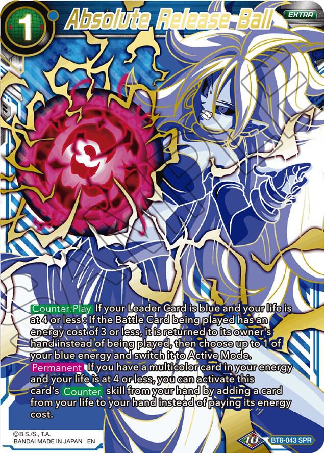 Absolute Release Ball (SPR) BT8-043 card from Malicious Machinations