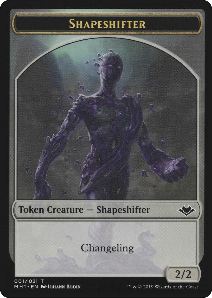 Shapeshifter // Emblem - Serra the Benevolent Double-Sided Token 1 // 20 card from Modern Horizons