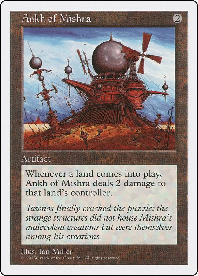 Ankh of Mishra card from Fifth Edition