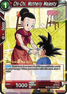 Chi-Chi, Motherly Majesty BT8-011_PR card from Malicious Machinations Pre-Release Cards