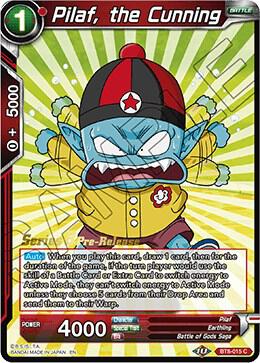 Pilaf, the Cunning BT8-015_PR card from Malicious Machinations Pre-Release Cards