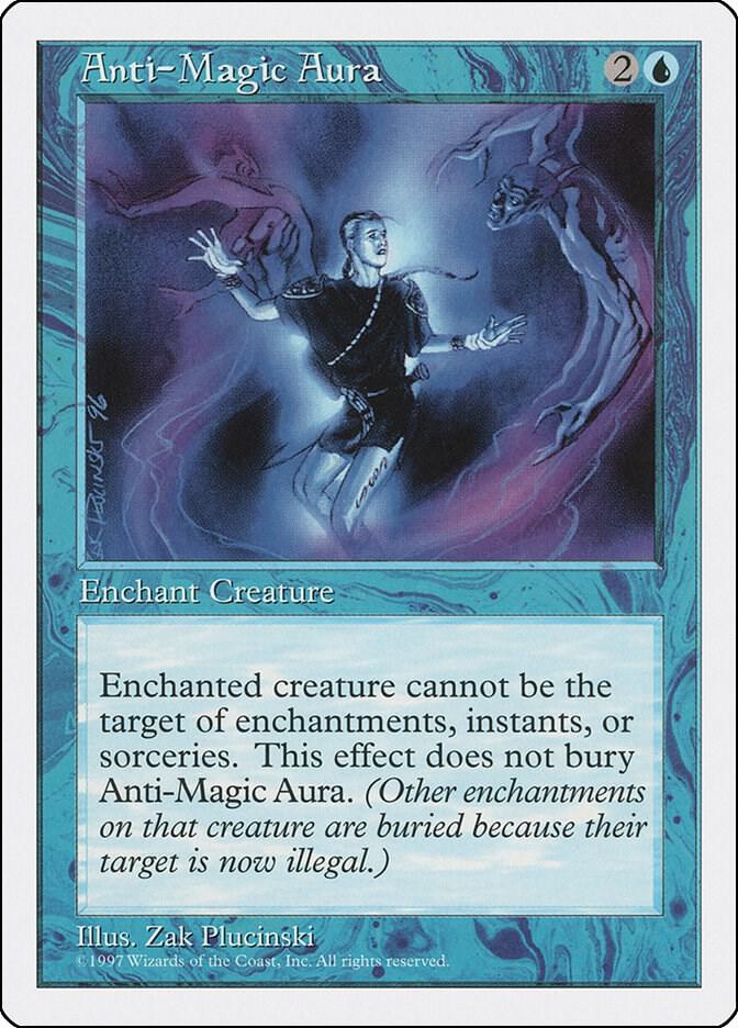 Anti-Magic Aura card from Fifth Edition