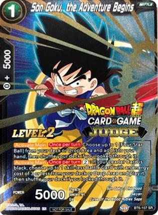 Son Goku, the Adventure Begins (Level 2) BT6-107 card from Judge Promotion Cards