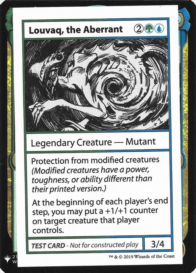 Louvaq, the Aberrant card from Mystery Booster: Convention Edition Exclusives