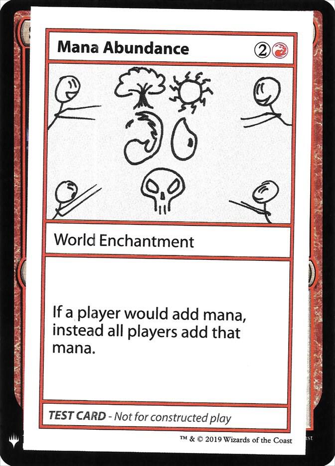 Mana Abundance card from Mystery Booster: Convention Edition Exclusives