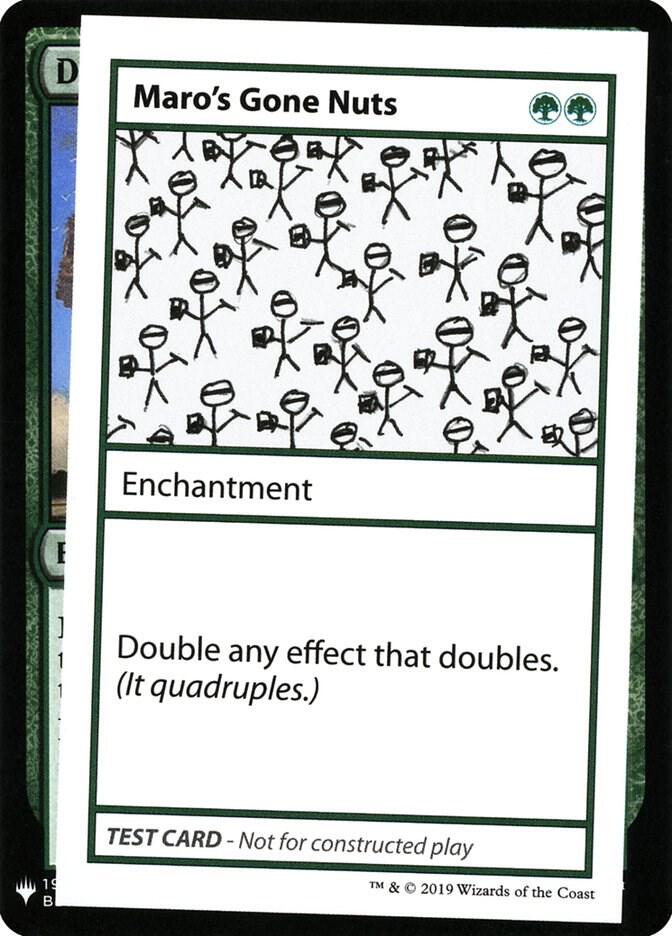 Maro's Gone Nuts card from Mystery Booster: Convention Edition Exclusives