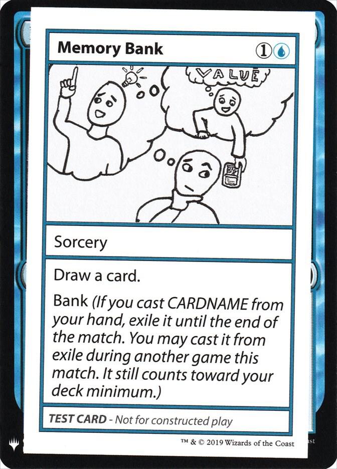 Memory Bank card from Mystery Booster: Convention Edition Exclusives
