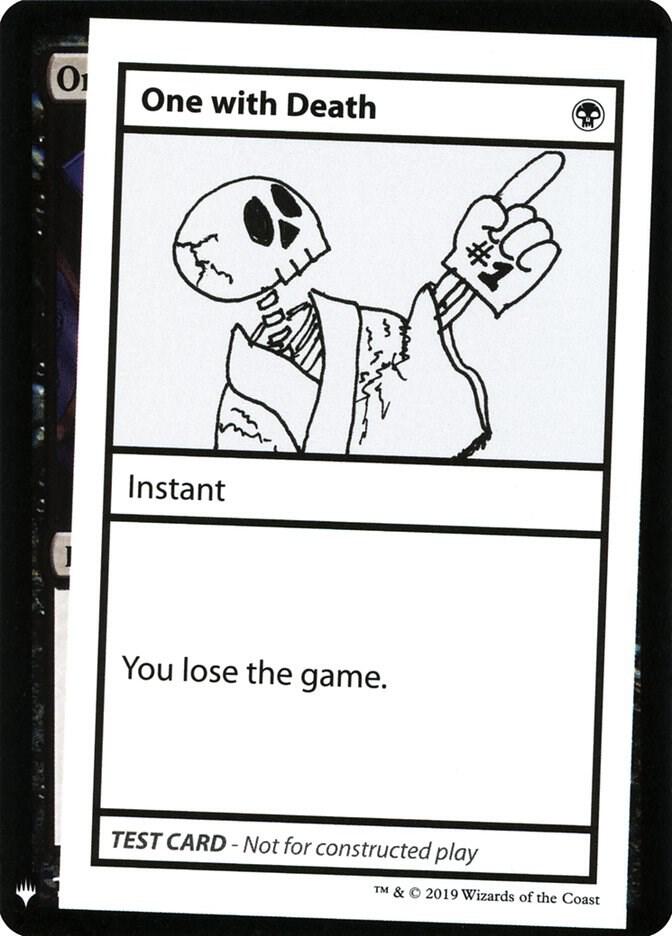 One With Death card from Mystery Booster: Convention Edition Exclusives