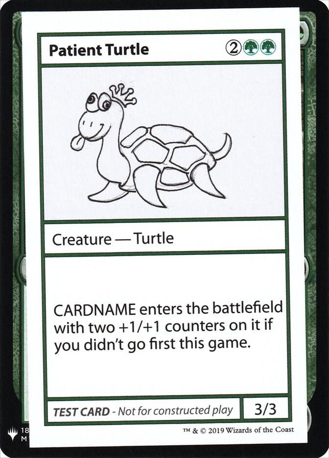 Patient Turtle card from Mystery Booster: Convention Edition Exclusives