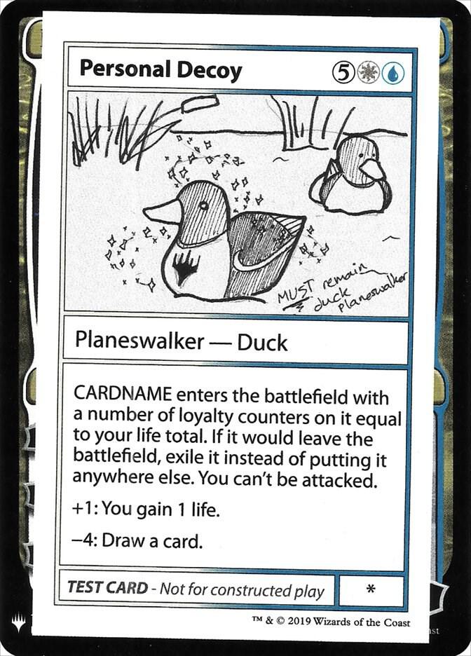 Personal Decoy card from Mystery Booster: Convention Edition Exclusives