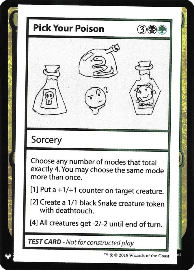 Pick Your Poison card from Mystery Booster: Convention Edition Exclusives