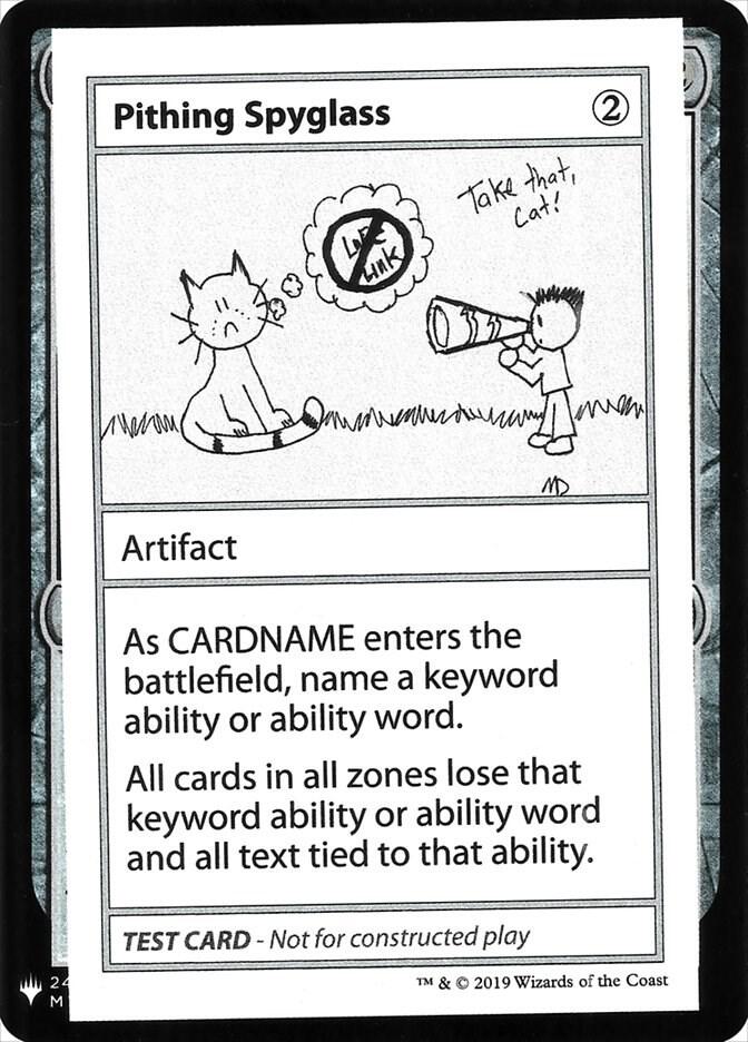 Pithing Spyglass card from Mystery Booster: Convention Edition Exclusives