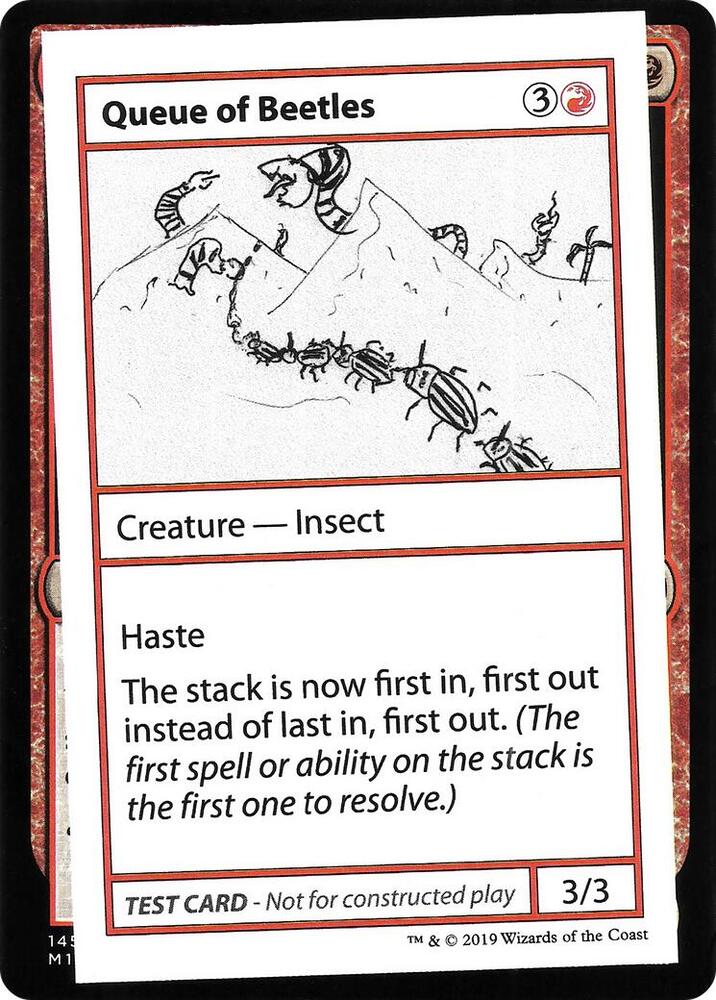 Queue of Beetles card from Mystery Booster: Convention Edition Exclusives