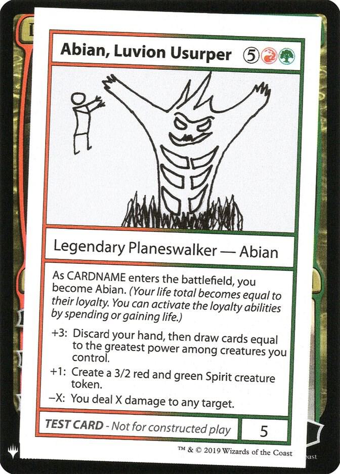 Abian, Luvion Usurper card from Mystery Booster: Convention Edition Exclusives