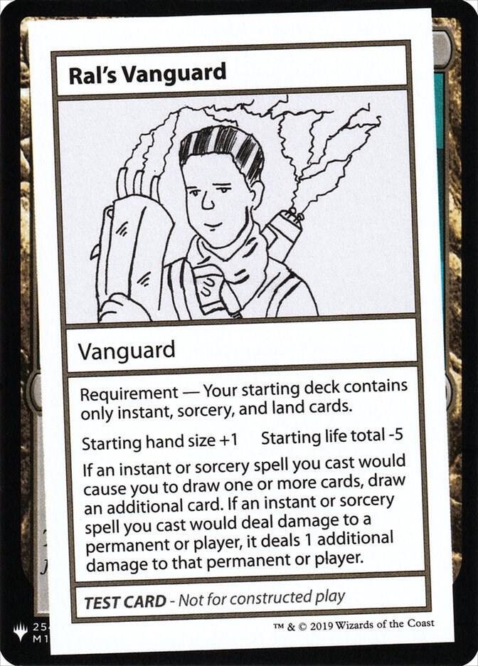 Ral's Vanguard card from Mystery Booster: Convention Edition Exclusives