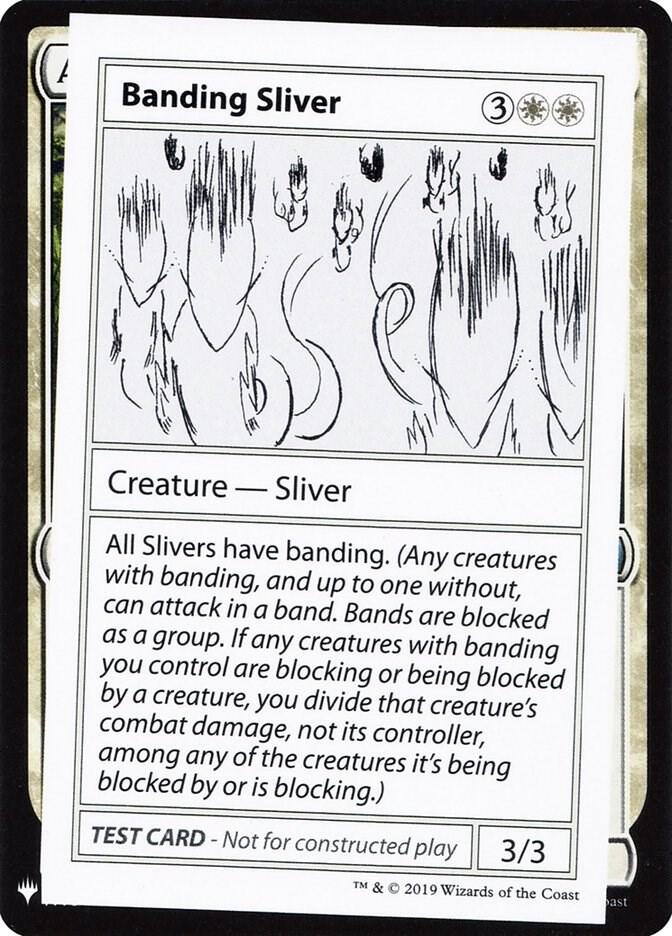 Banding Sliver card from Mystery Booster: Convention Edition Exclusives