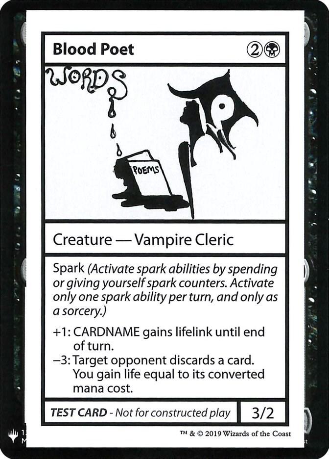 Blood Poet card from Mystery Booster: Convention Edition Exclusives