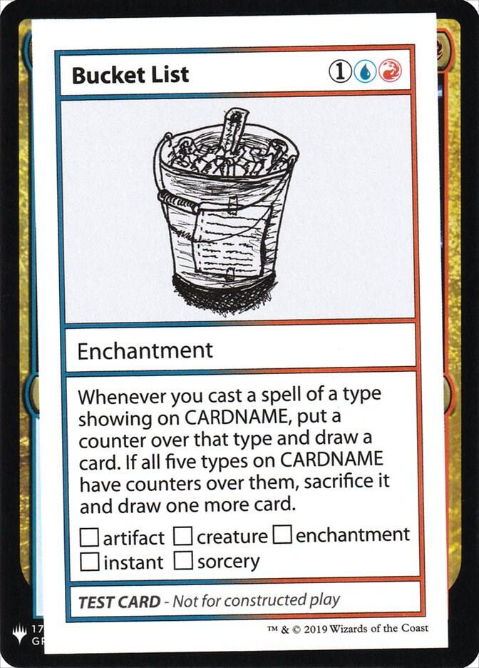 Bucket List card from Mystery Booster: Convention Edition Exclusives