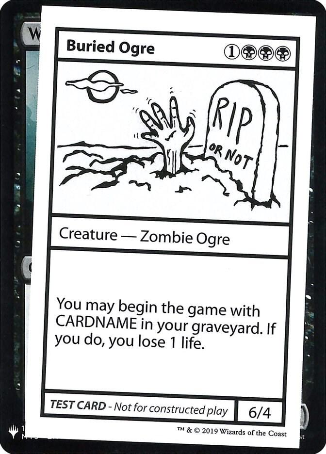 Buried Ogre card from Mystery Booster: Convention Edition Exclusives