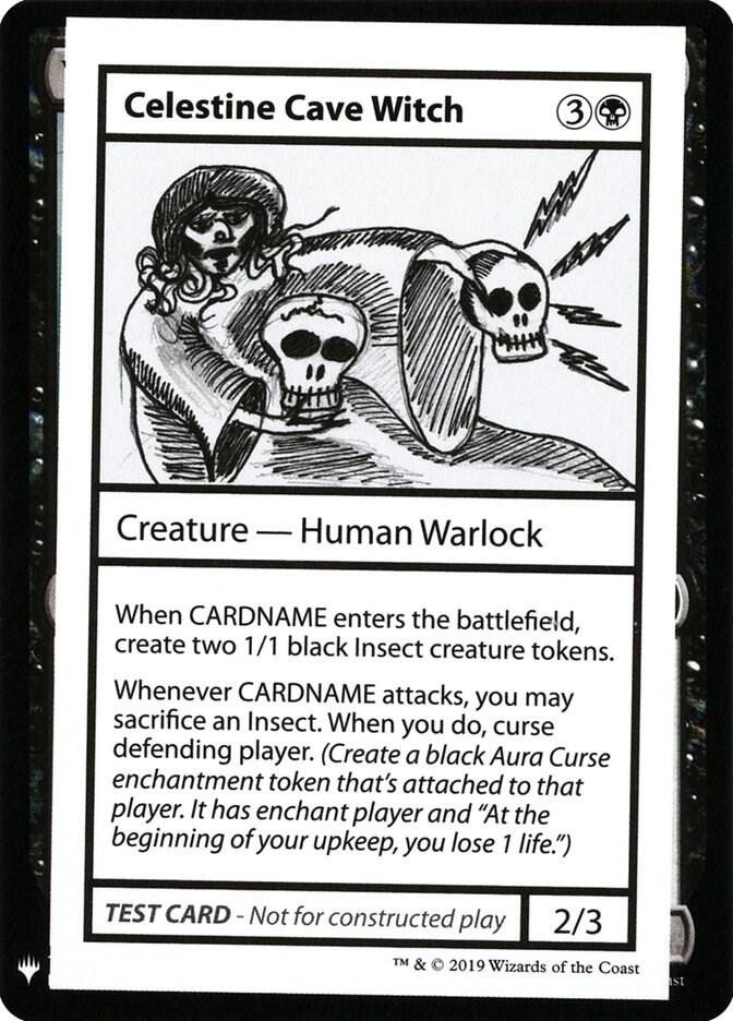 Celestine Cave Witch card from Mystery Booster: Convention Edition Exclusives