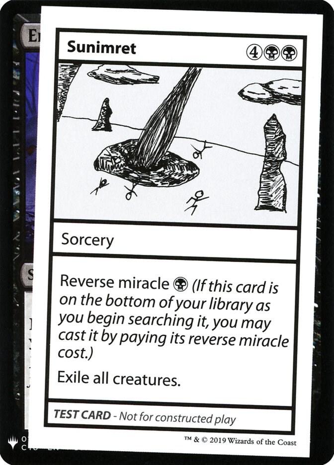 Sunimret card from Mystery Booster: Convention Edition Exclusives