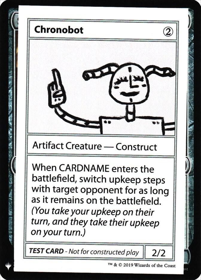 Chronobot card from Mystery Booster: Convention Edition Exclusives