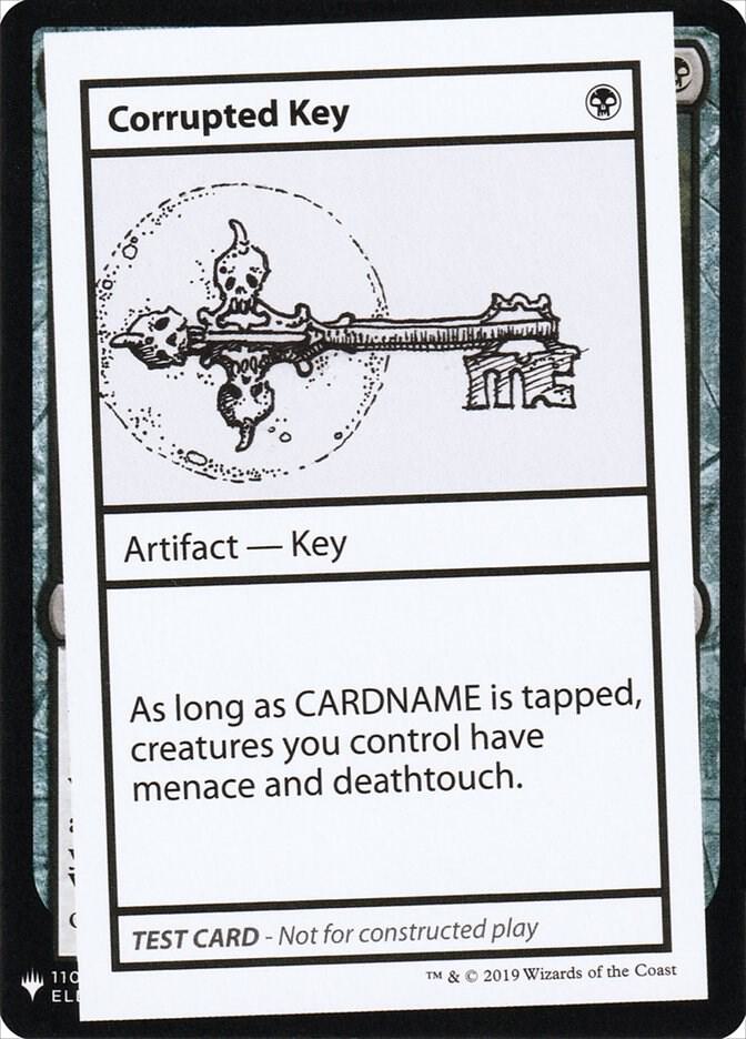 Corrupted Key card from Mystery Booster: Convention Edition Exclusives