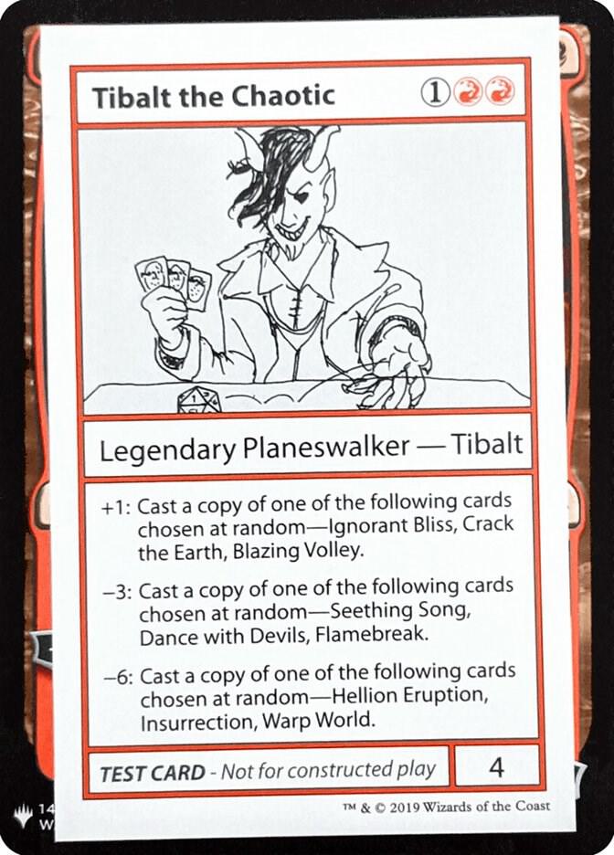 Tibalt the Chaotic card from Mystery Booster: Convention Edition Exclusives