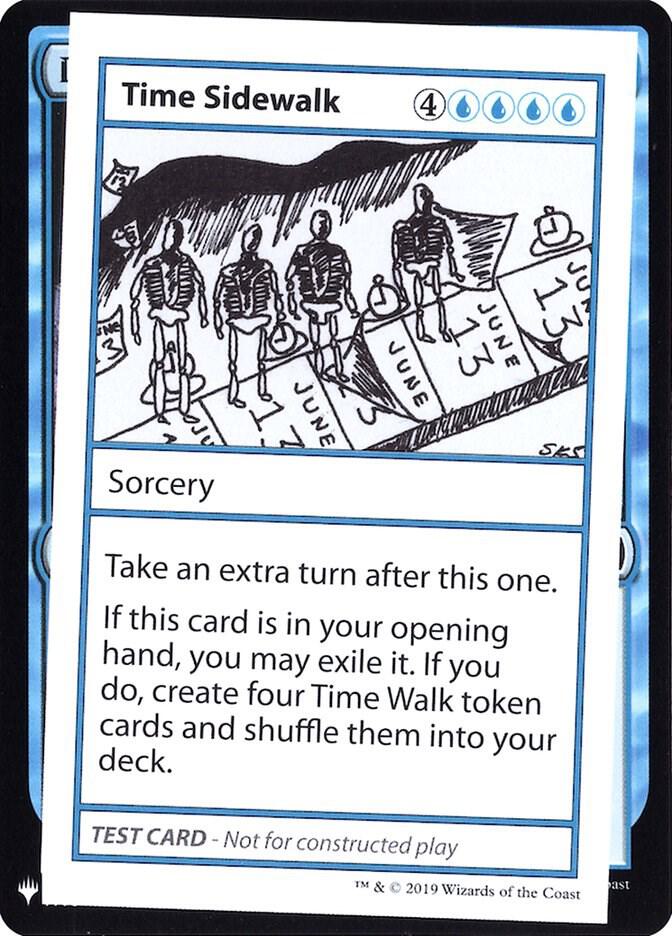 Time Sidewalk card from Mystery Booster: Convention Edition Exclusives
