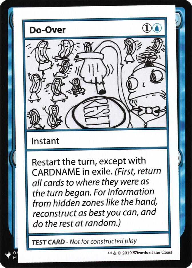 Do-Over card from Mystery Booster: Convention Edition Exclusives