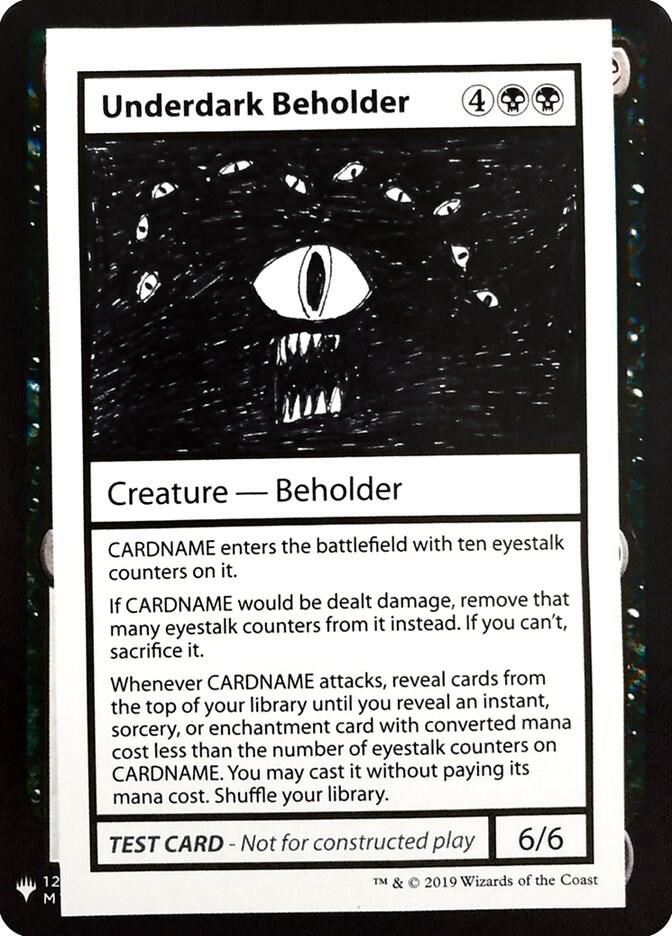 Underdark Beholder card from Mystery Booster: Convention Edition Exclusives