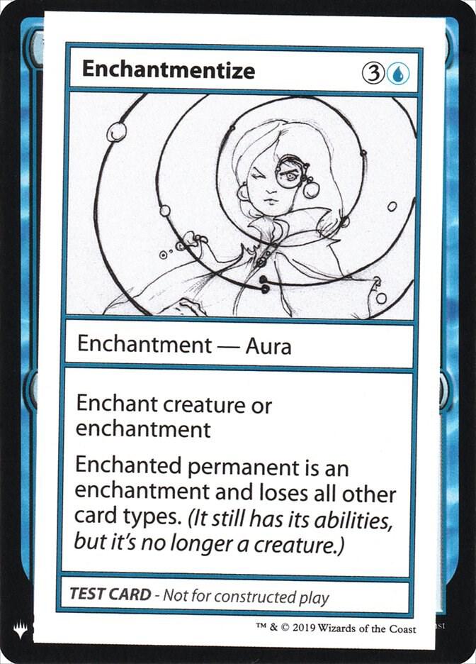 Enchantmentize card from Mystery Booster: Convention Edition Exclusives
