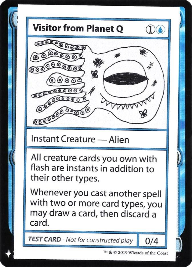 Visitor from Planet Q card from Mystery Booster: Convention Edition Exclusives