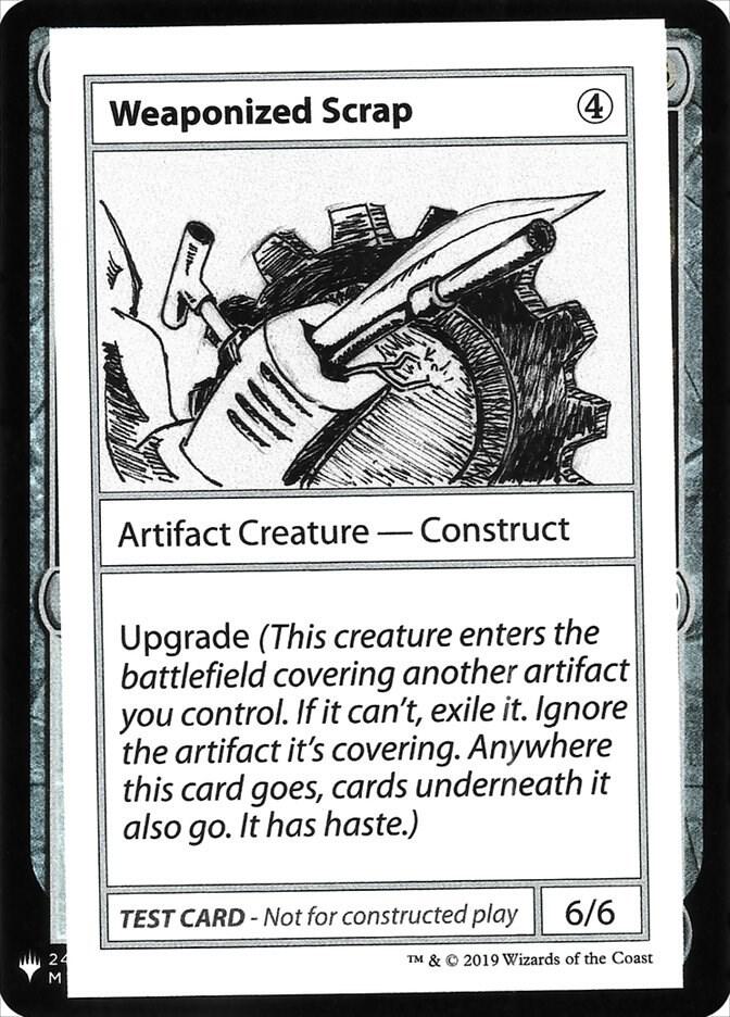 Weaponized Scrap card from Mystery Booster: Convention Edition Exclusives