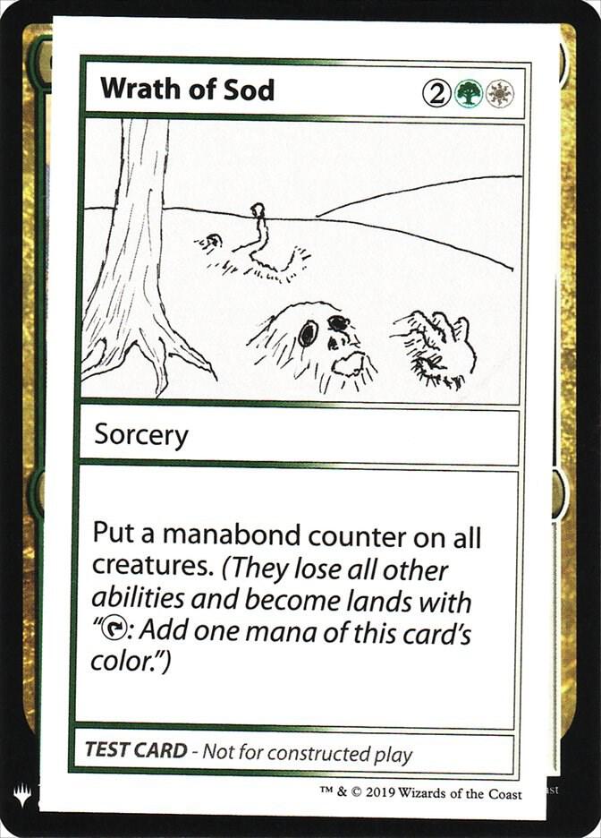 Wrath of Sod card from Mystery Booster: Convention Edition Exclusives