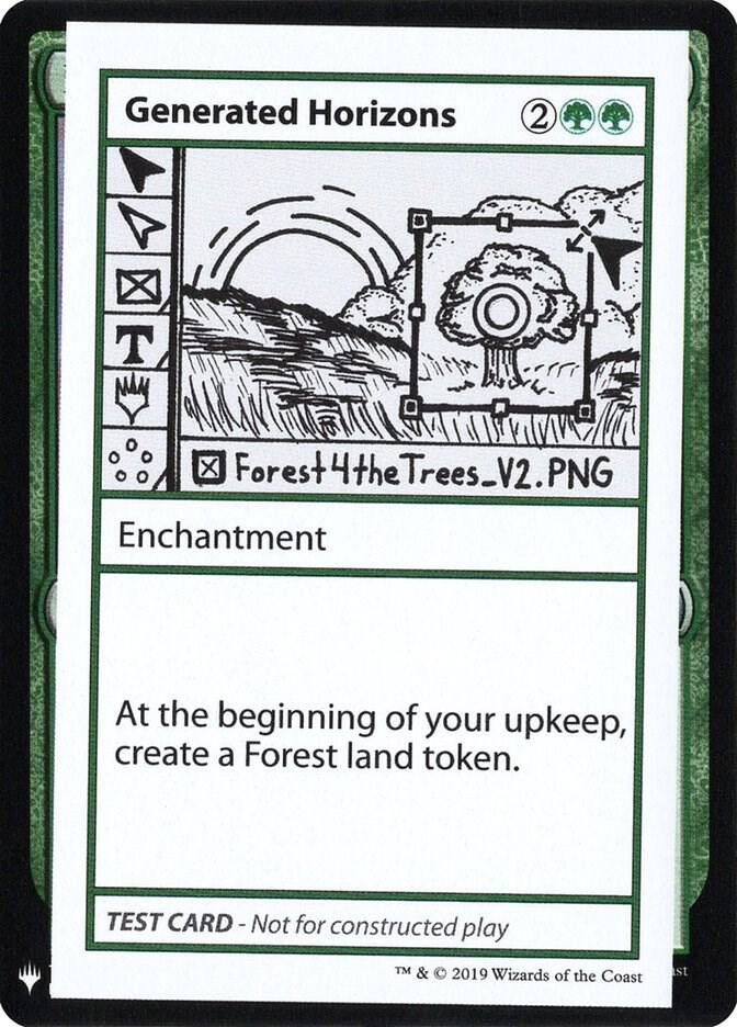 Generated Horizons card from Mystery Booster: Convention Edition Exclusives
