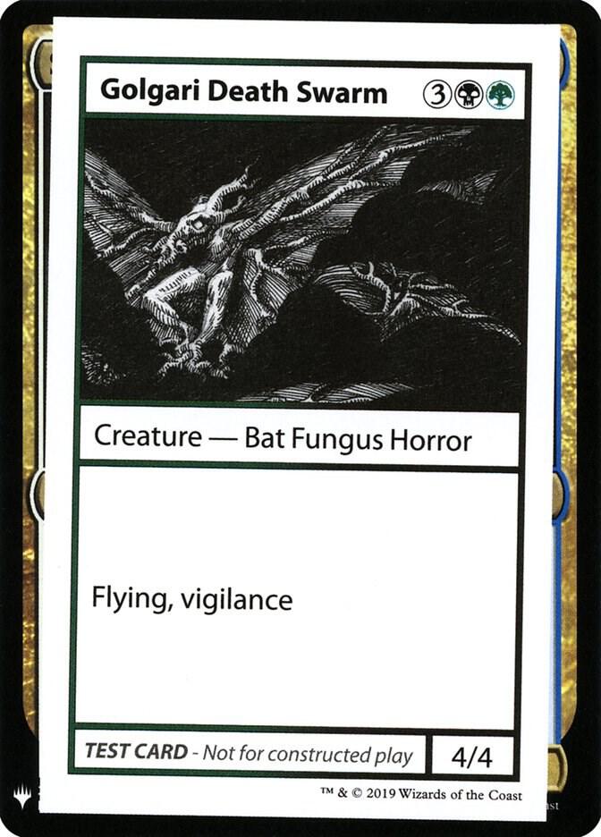 Golgari Death Swarm card from Mystery Booster: Convention Edition Exclusives