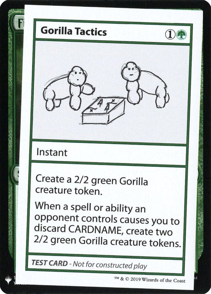 Gorilla Tactics card from Mystery Booster: Convention Edition Exclusives