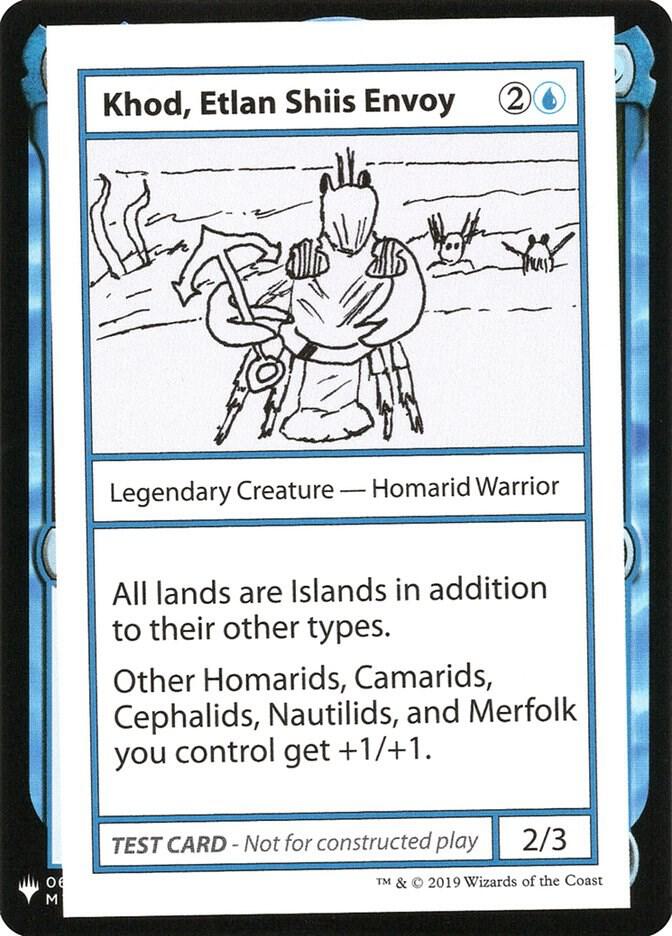 Khod, Etlan Shiis Envoy card from Mystery Booster: Convention Edition Exclusives