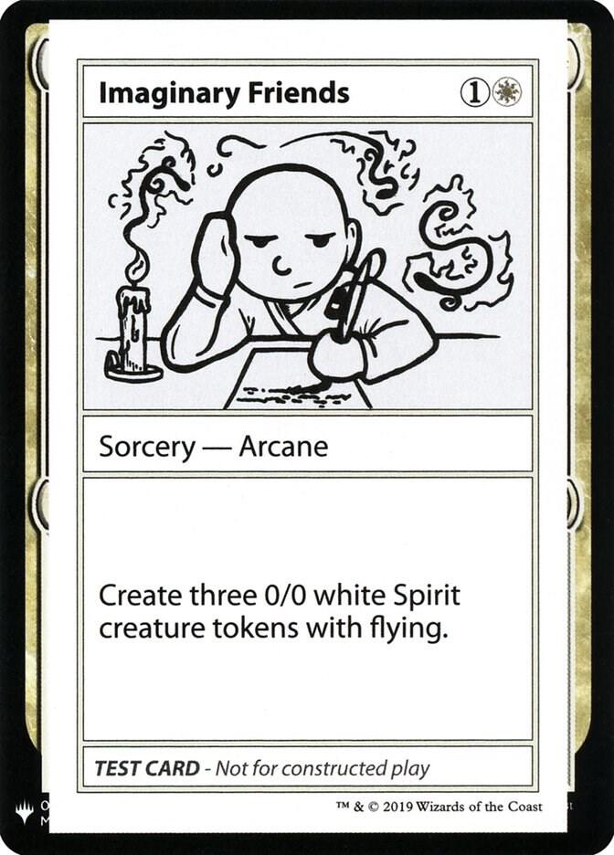 Imaginary Friends card from Mystery Booster: Convention Edition Exclusives