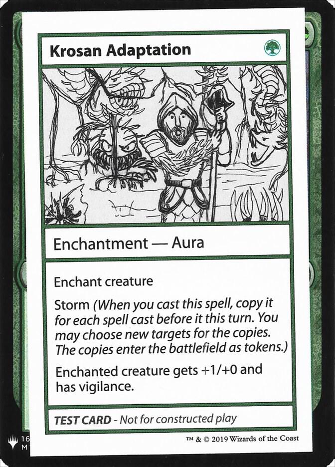 Krosan Adaptation card from Mystery Booster: Convention Edition Exclusives