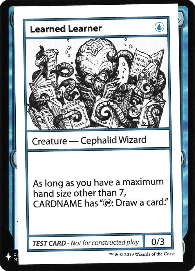 Learned Learner card from Mystery Booster: Convention Edition Exclusives