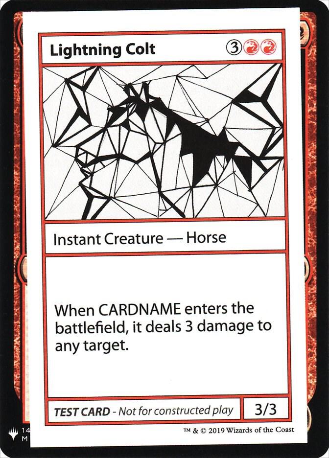 Lightning Colt card from Mystery Booster: Convention Edition Exclusives