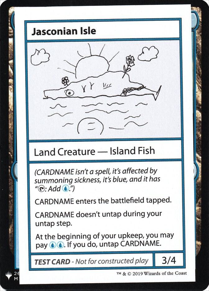 Jasconian Isle card from Mystery Booster: Convention Edition Exclusives