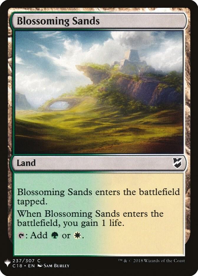 Blossoming Sands 237 card from The List Reprints